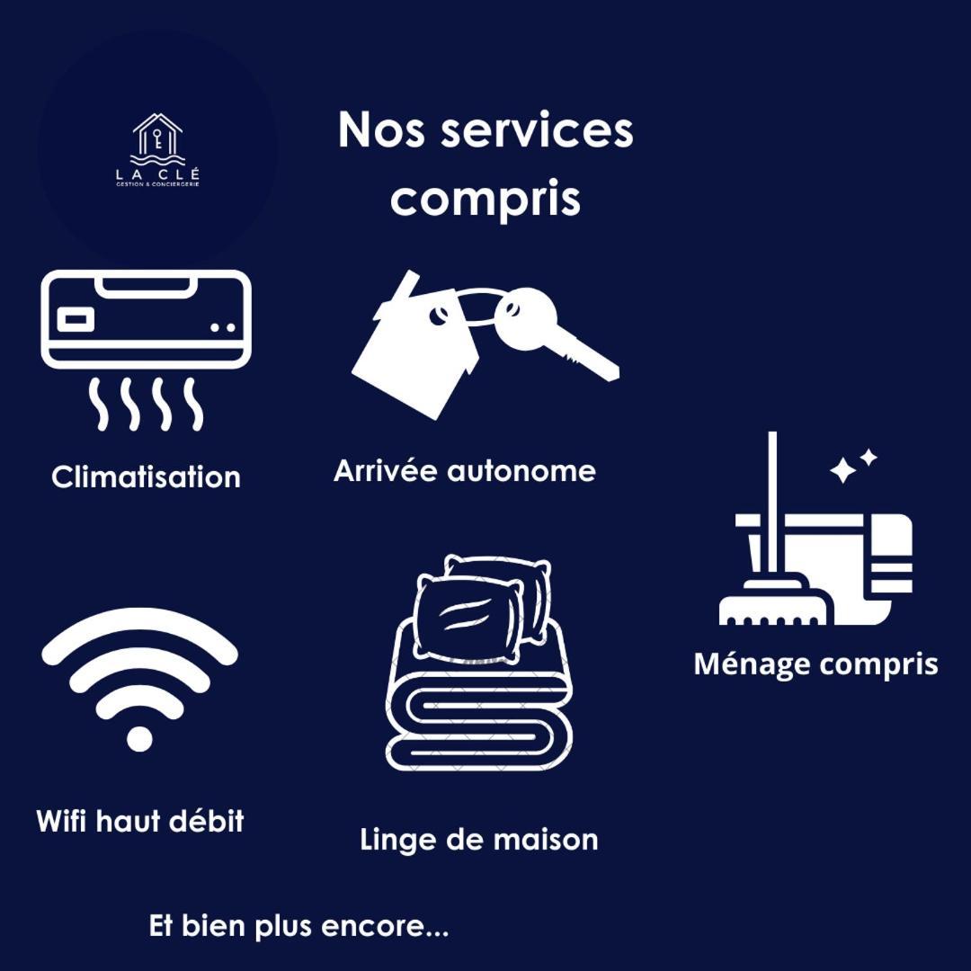 La Cle - Climatisation - Wifi - Parking Gratuit A Proximite Apartment Hyères Екстериор снимка